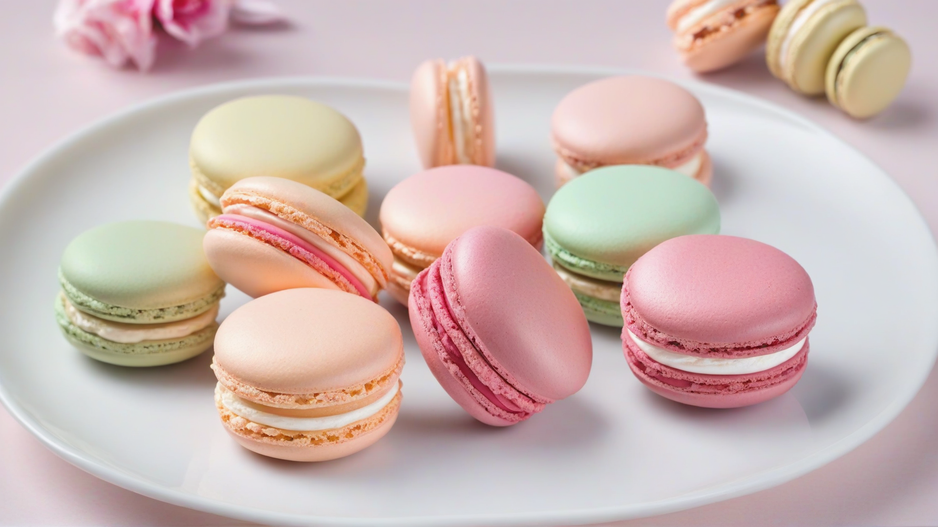 torta macarons